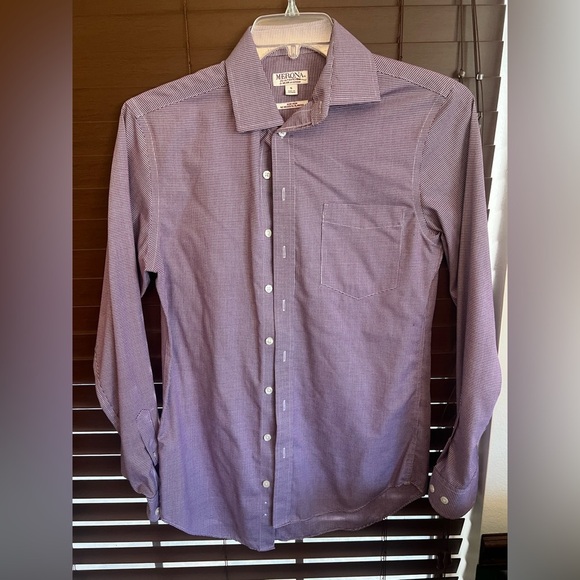 Merona Other - Merona Men's Casual Purple Button-Down Shirt